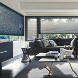 Kamer met raamdecoratie